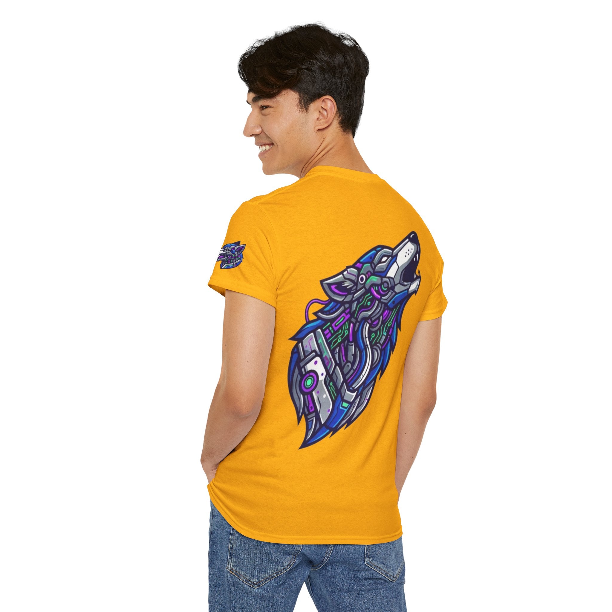"Cyber Wolf" Premium Graphic Tee