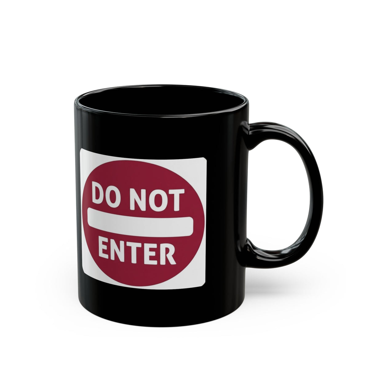 "I Cooked I Ate" Black Ceramic Mug — Graphic