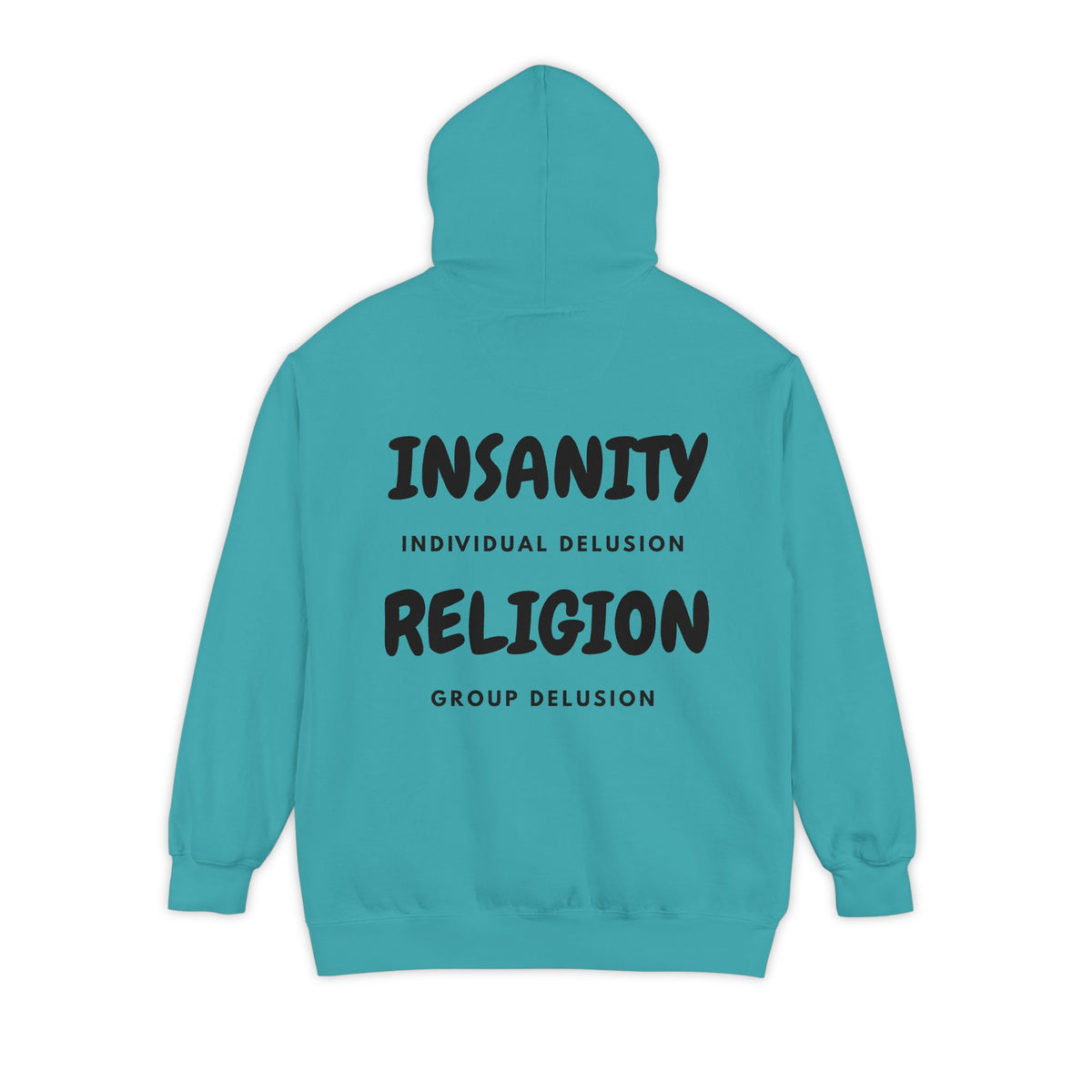 Color: Seafoam | Insanity Religion Garment-Dyed Hoodie