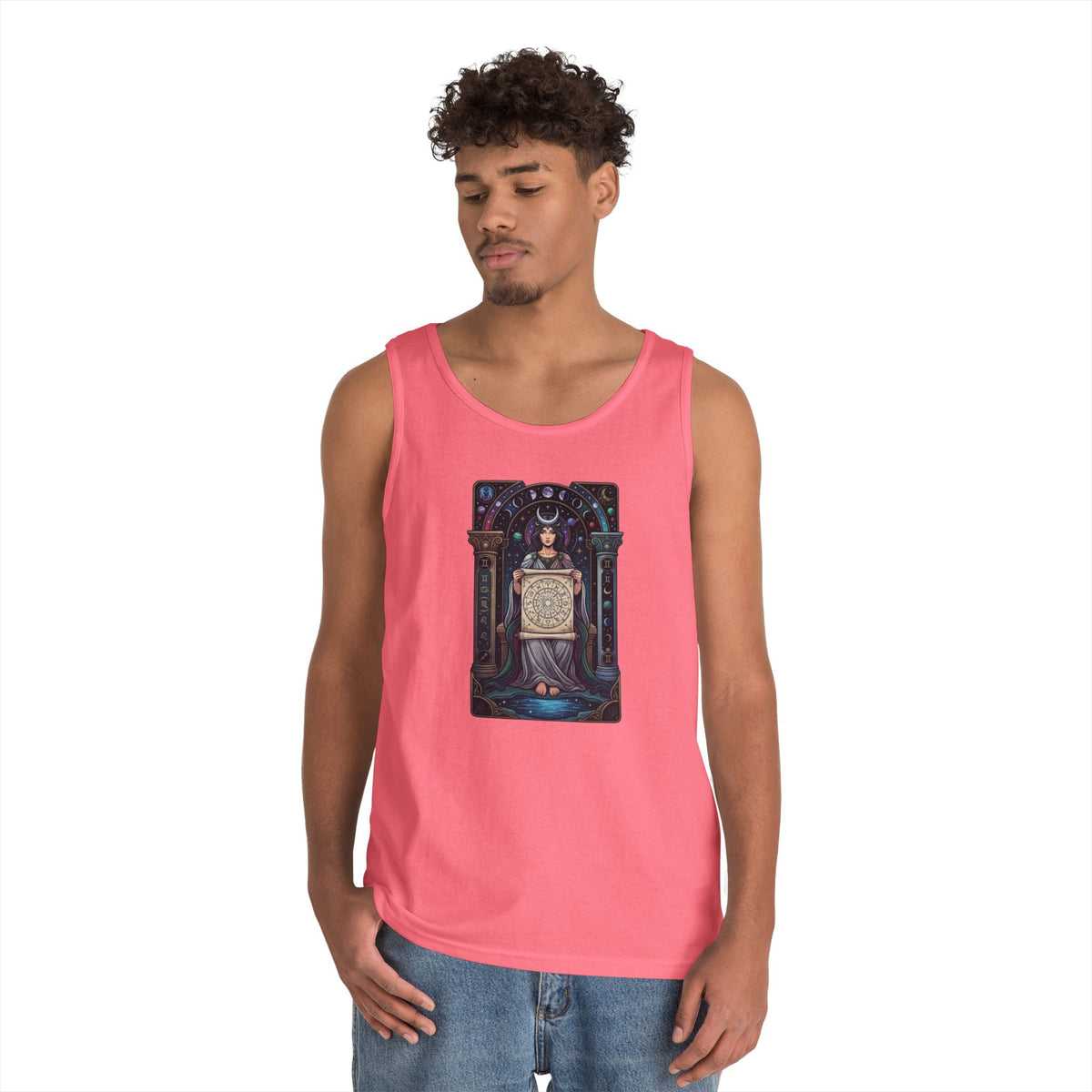 "The Cosmic Tarot (High Priestess)" Tank Top