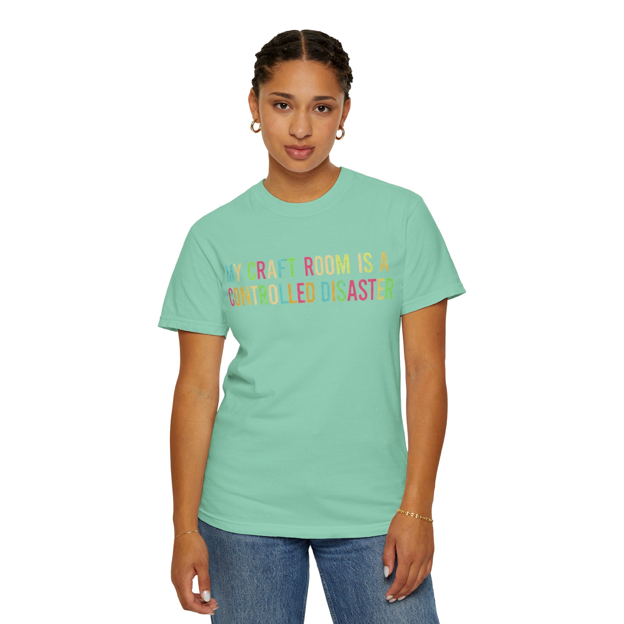 "Craft Room" Unisex Garment-Dyed T-shirt