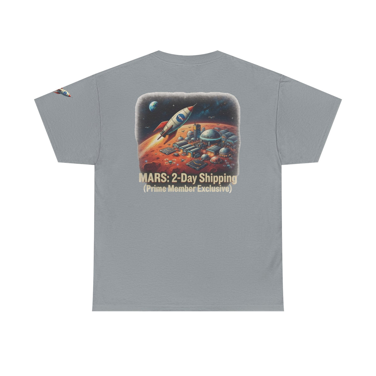 Color: Gravel | Mars 2 Day Shipping Premium Graphic Tee