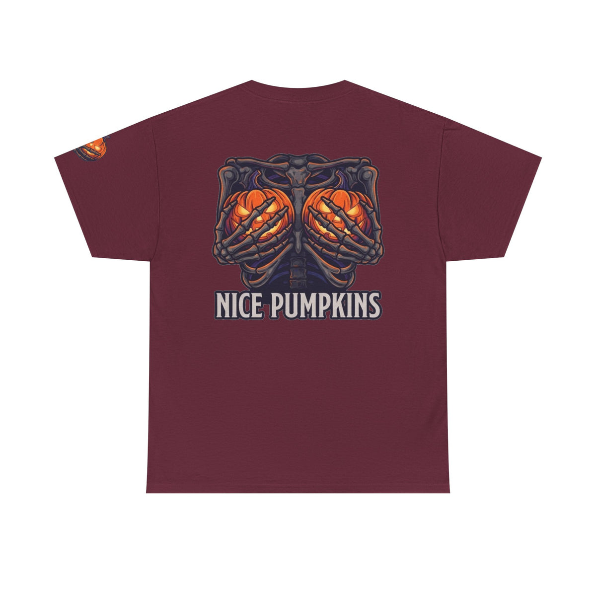 Color: Maroon | Nice Pumpkins Premium Graphic Tee