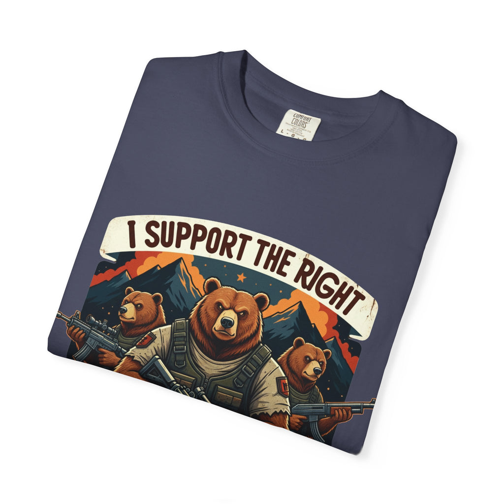 "The Right to Arm Bears (Mountain Division)" Unisex Garment-Dyed T-shirt