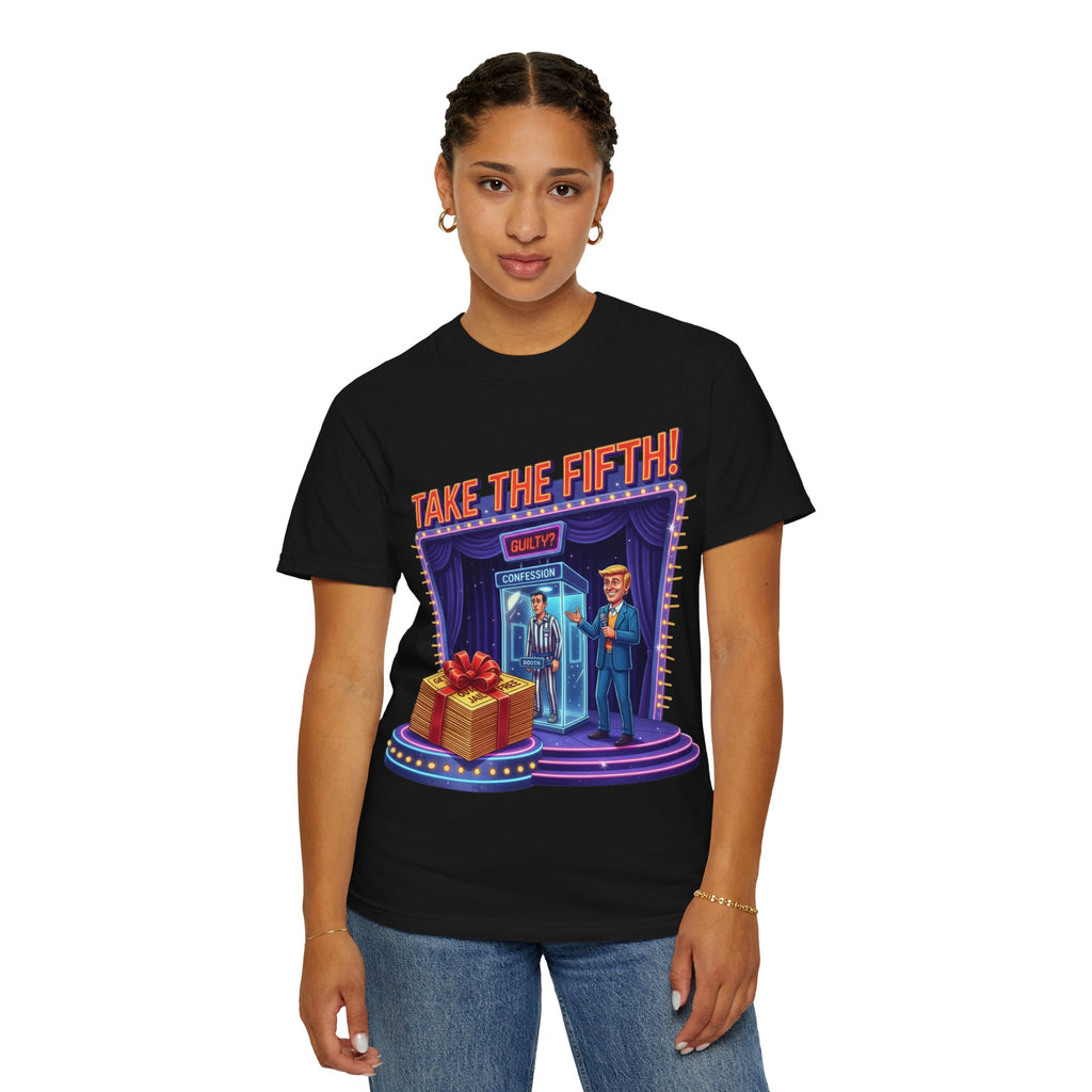 Take The Fifth T-Shirt — Game Show Parody Graphic Tee
