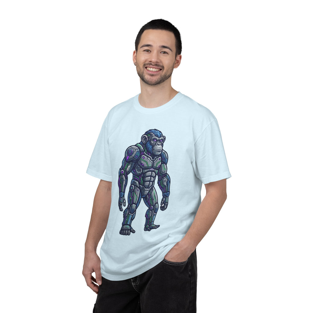 "Cyber Chimp" Unisex Garment-Dyed Tee