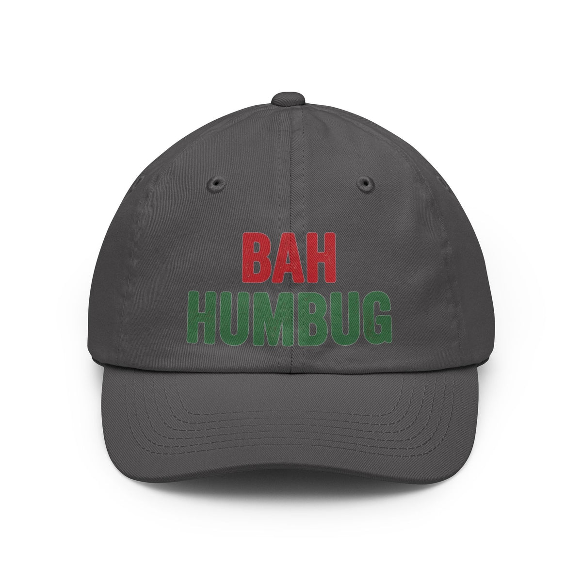 Color: Charcoal | Bah Humburg Dad Hat — Graphic