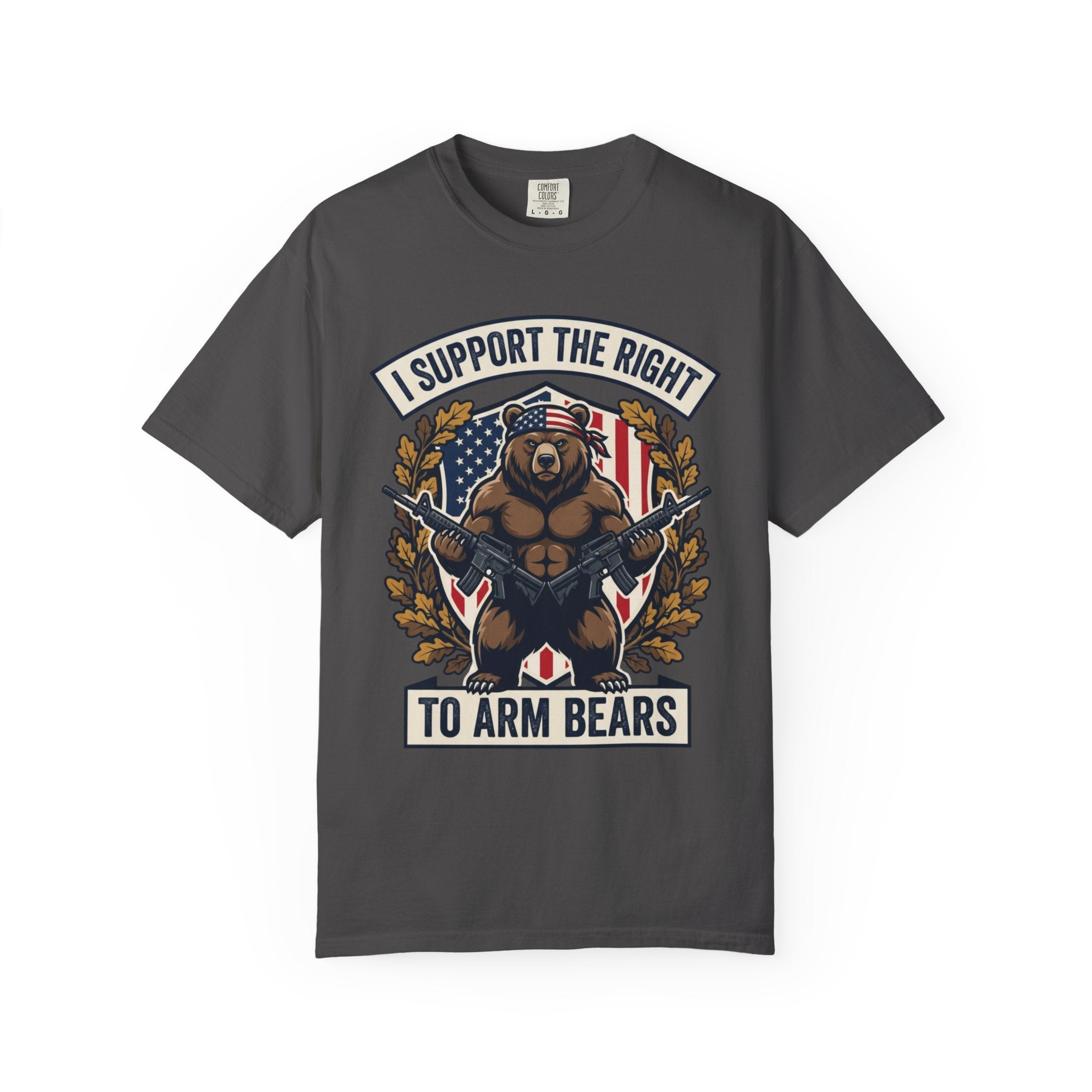 "Right to Arm Bears" Unisex Garment-Dyed Tee