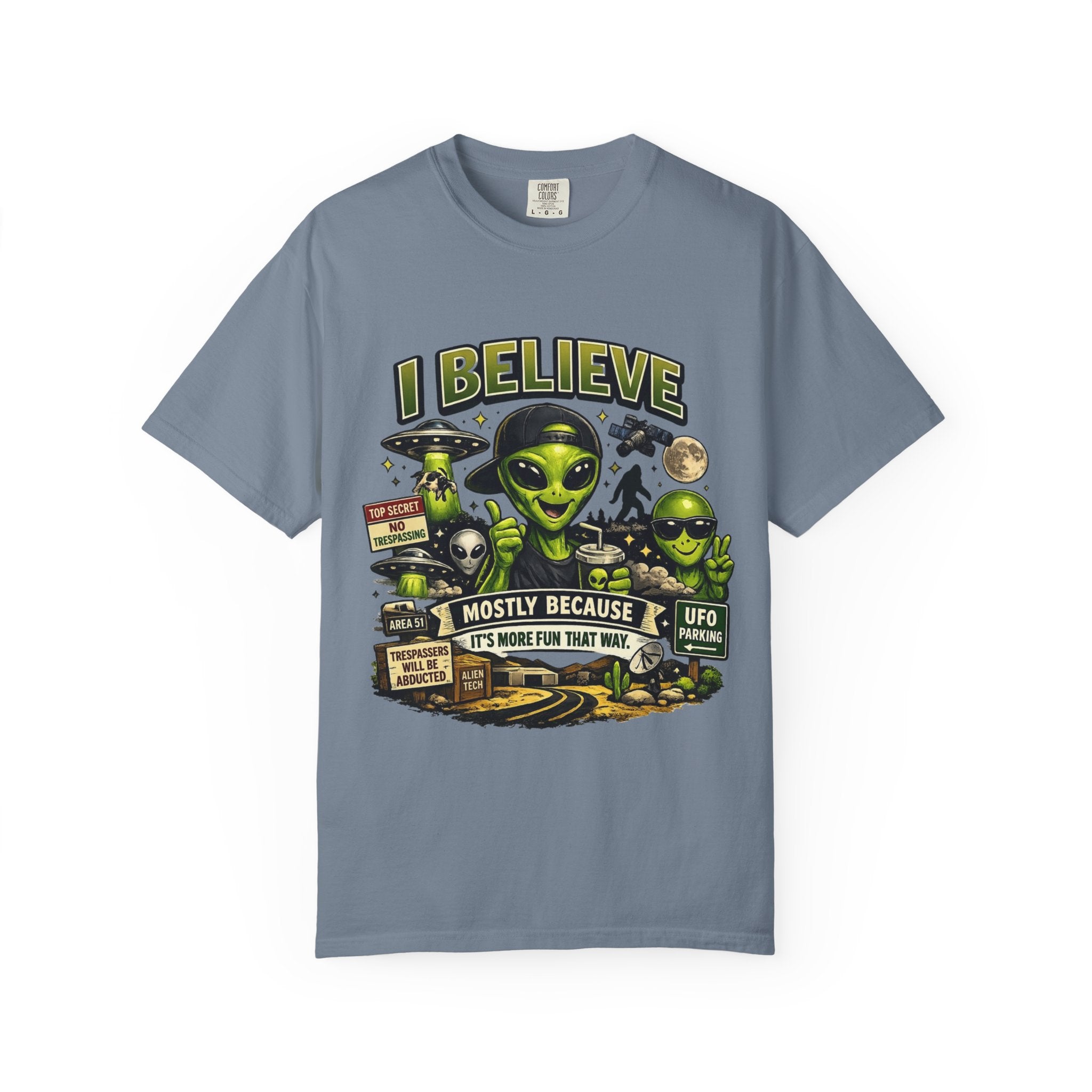 "I Believe" Unisex Garment-Dyed Tee