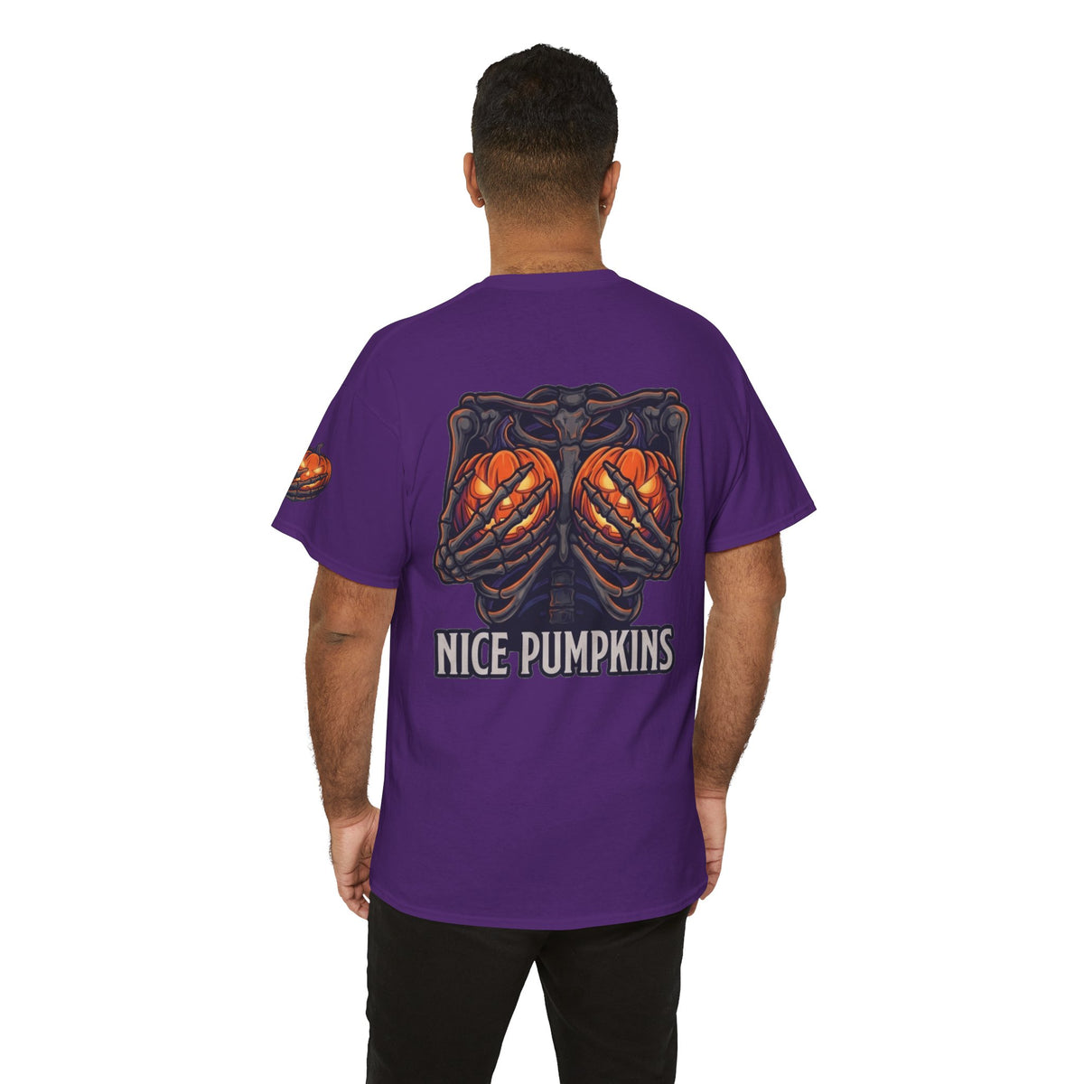 Color: Purple | Nice Pumpkins Premium Graphic Tee