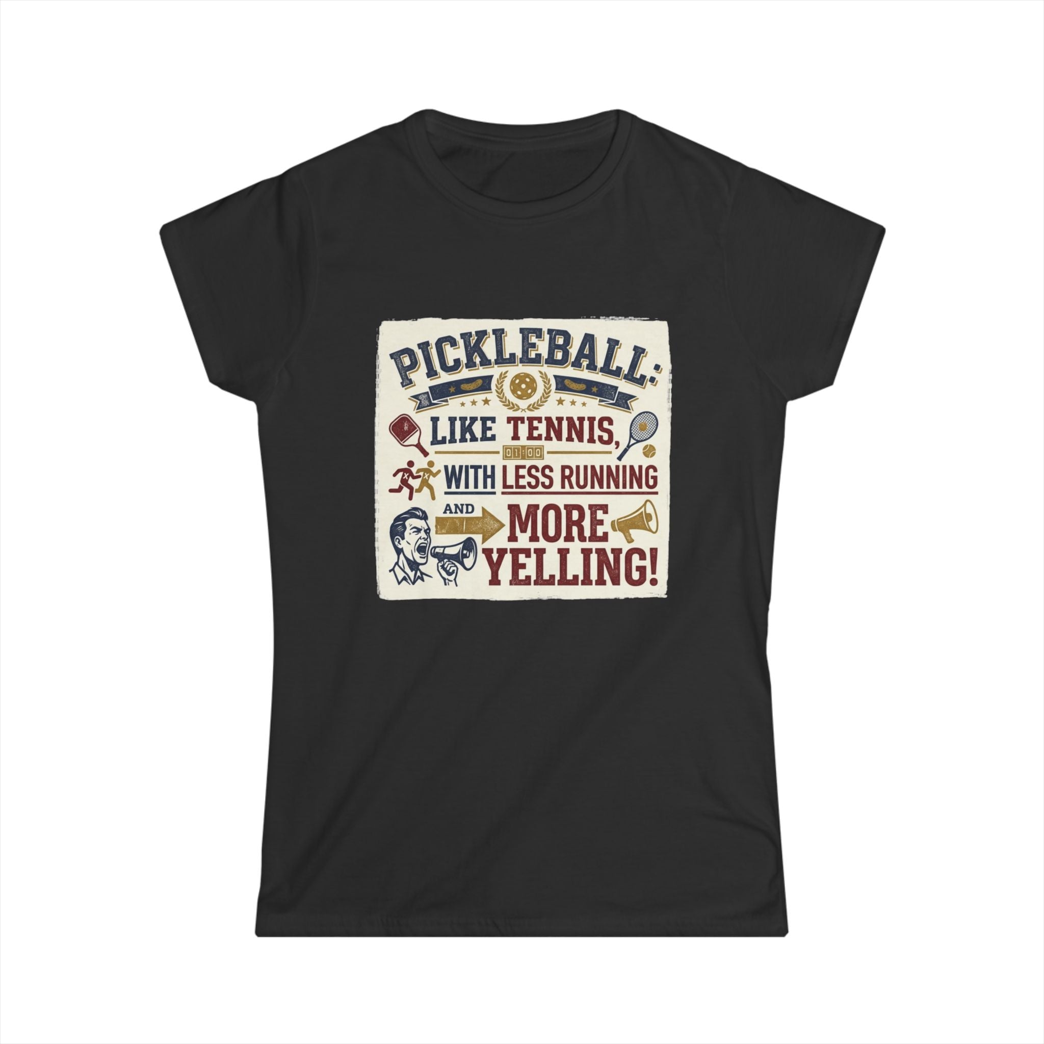 Pickleball: Tennis for People Who Gave Up | Women's Tee — AttitudeShirts