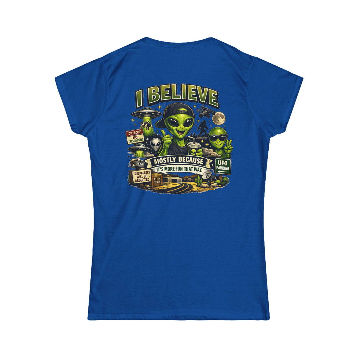 Color: Royal | I Believe Women's Tee