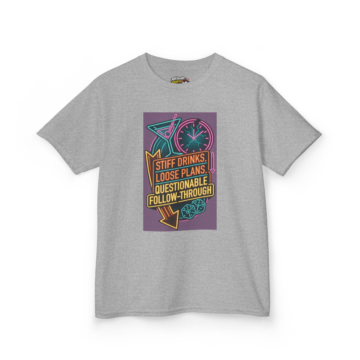 "Stiff Drinks Loose Plans" Kids Tee