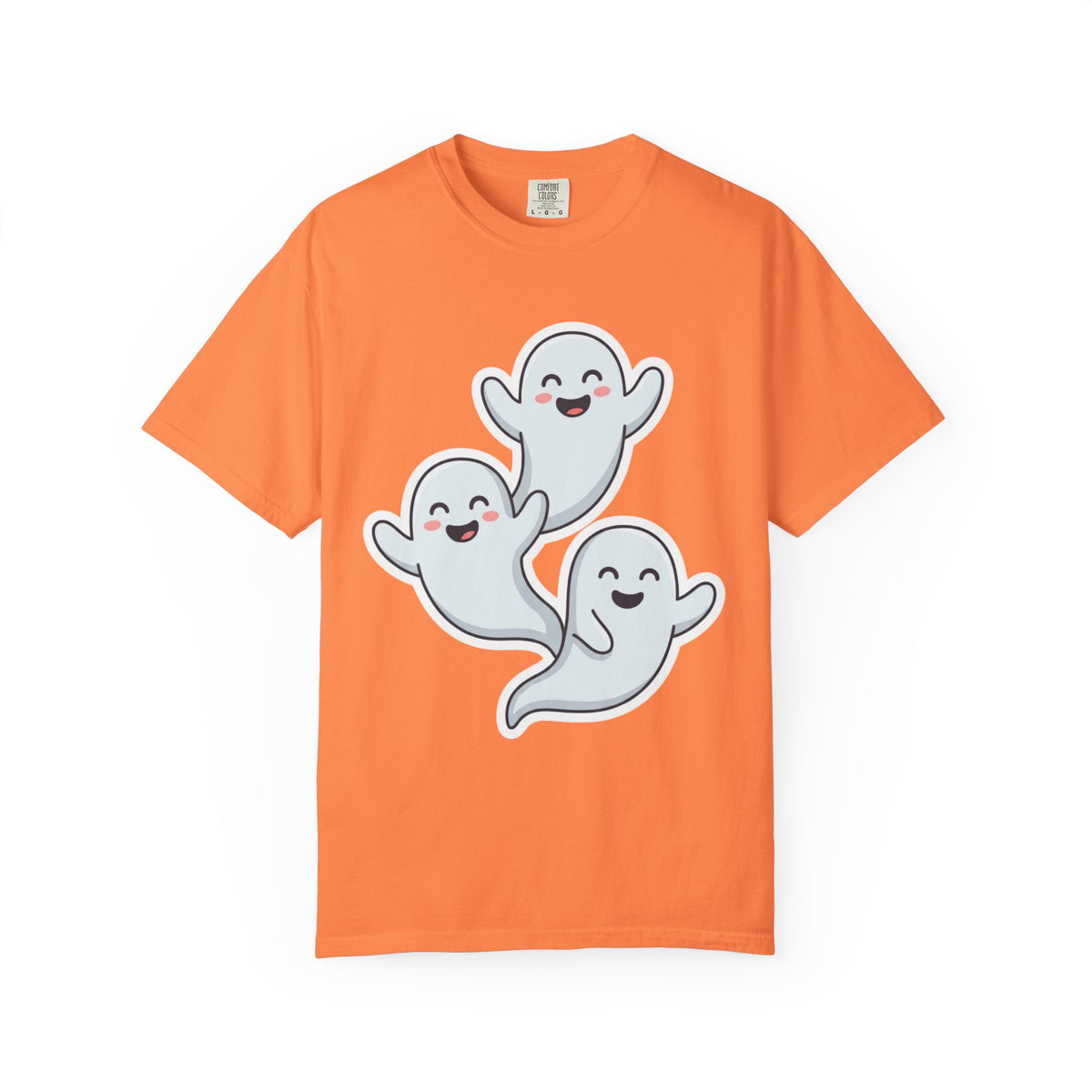 Color: Melon | Ghosts Unisex Garment-Dyed Tee