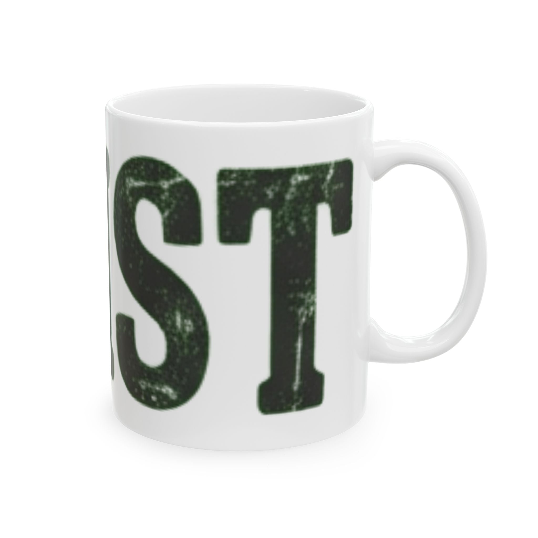 "Better than God" White Ceramic Mug — Graphic