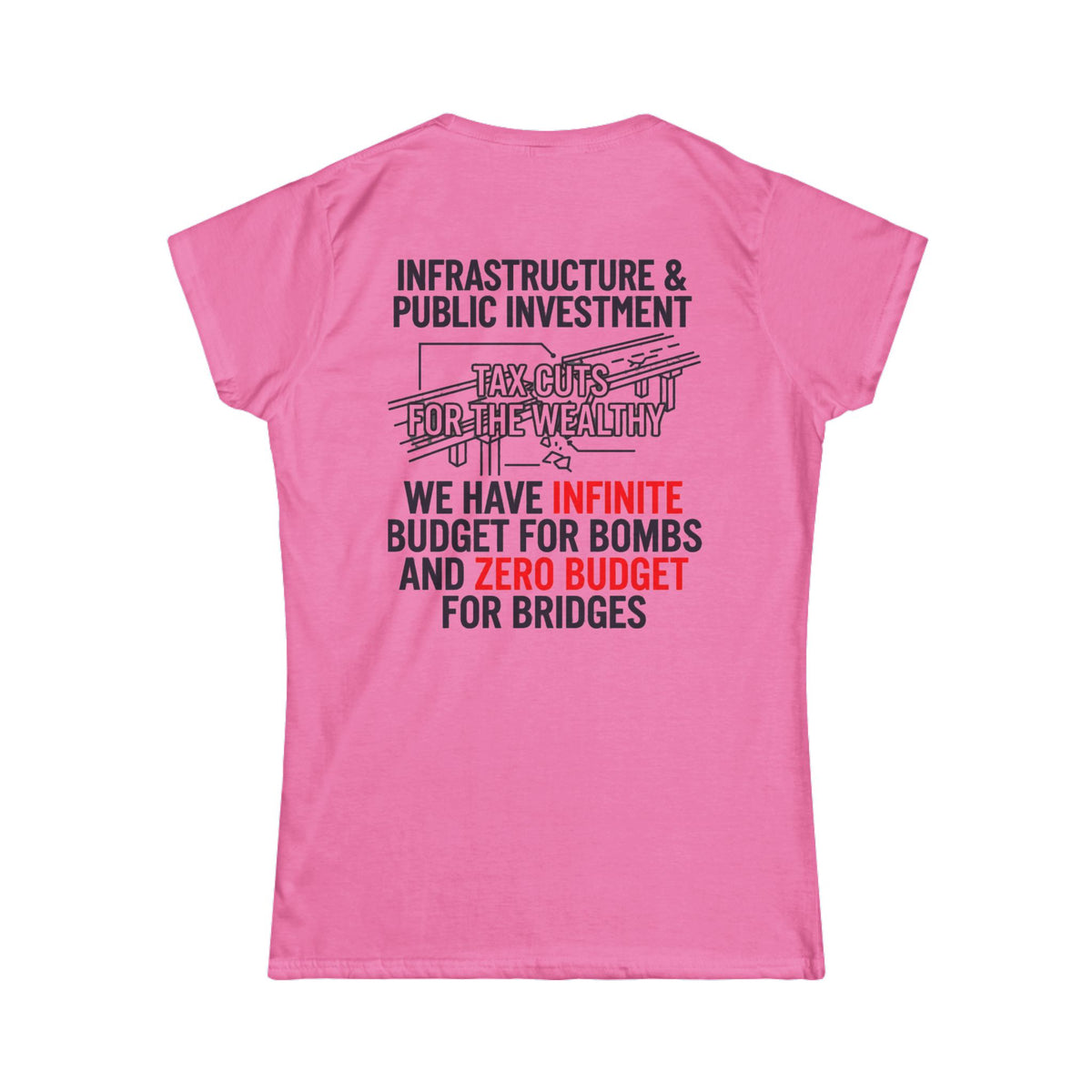 "Protest Series - Fix The Roads" Women's Tee