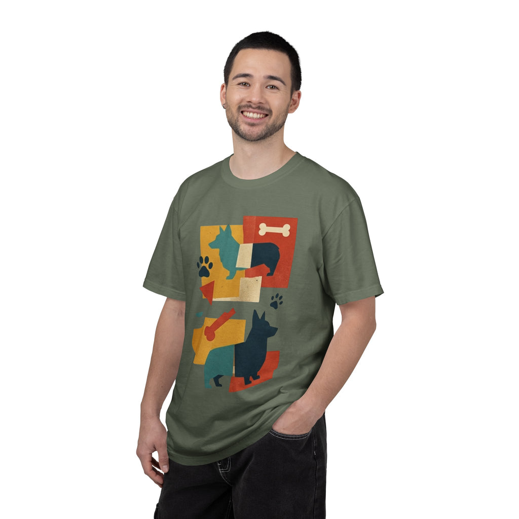 "Dogs and Bones" Unisex Garment-Dyed Tee
