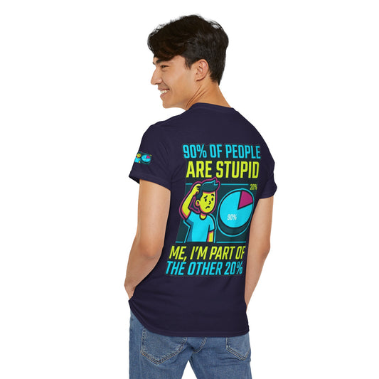 "90% Of People Are Stupid" Premium Graphic Tee