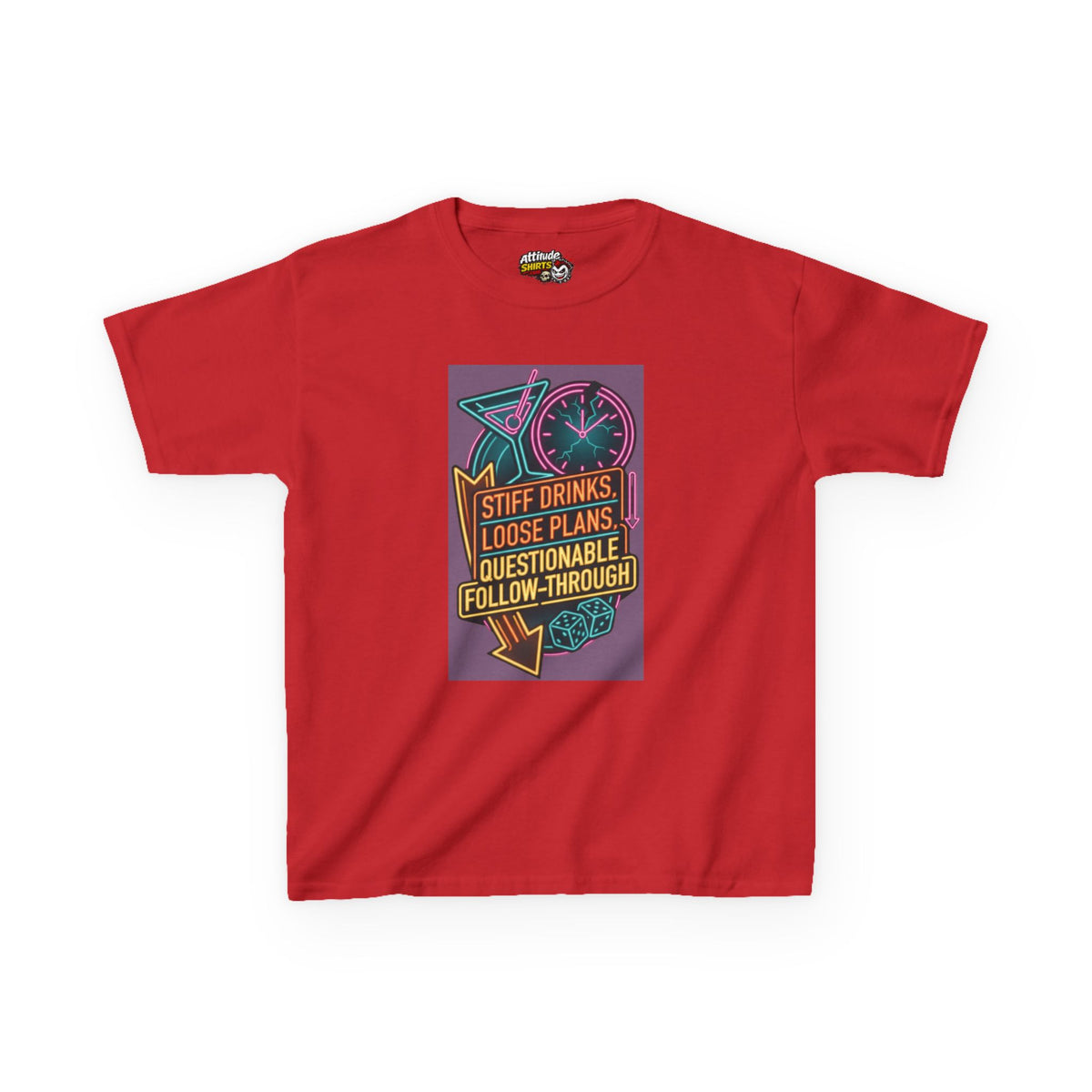 "Stiff Drinks Loose Plans" Kids Tee