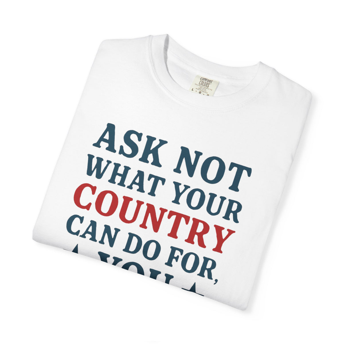 Color: White | Because It’s Broke Unisex Garment-Dyed T-shirt
