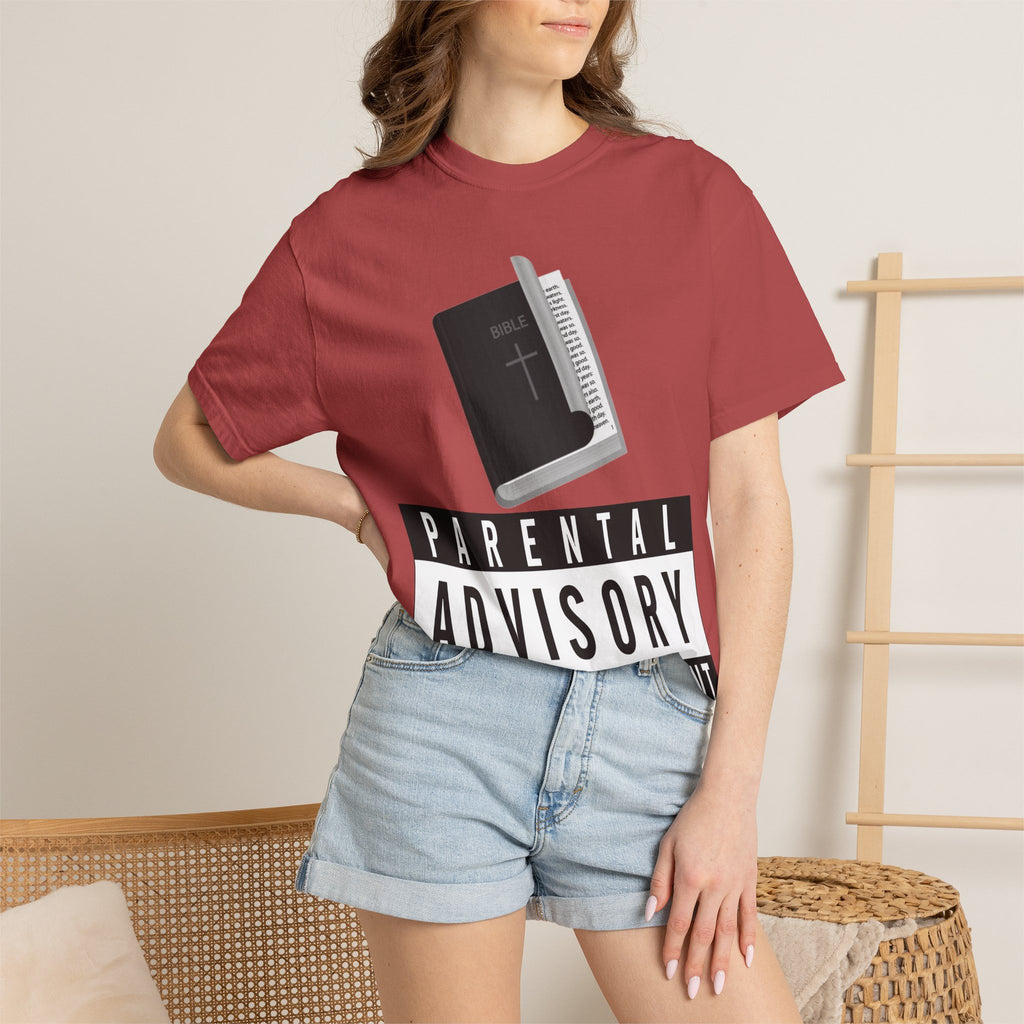 "Rated R for Religious" Unisex Garment-Dyed T-shirt