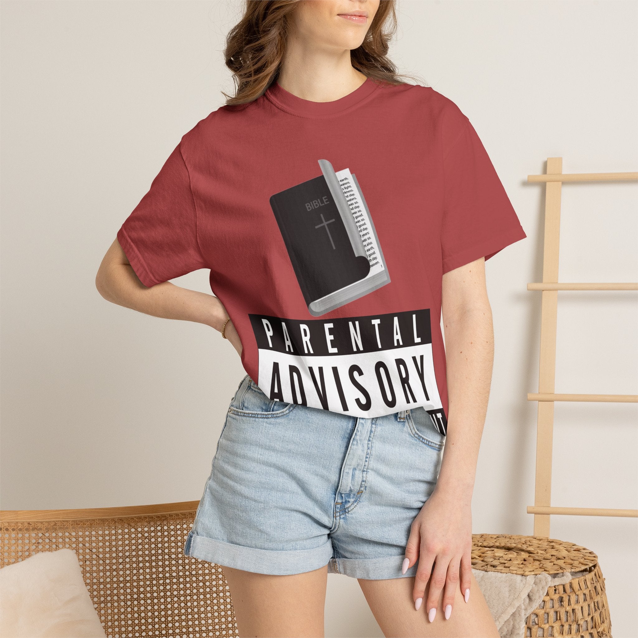 "Rated R for Religious" Unisex Garment-Dyed T-shirt