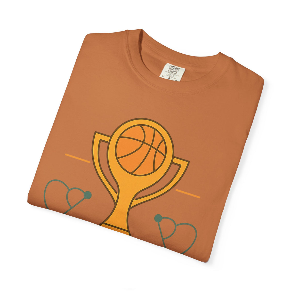 Color: Yam | No Blood, No Foul Unisex Garment-Dyed T-shirt