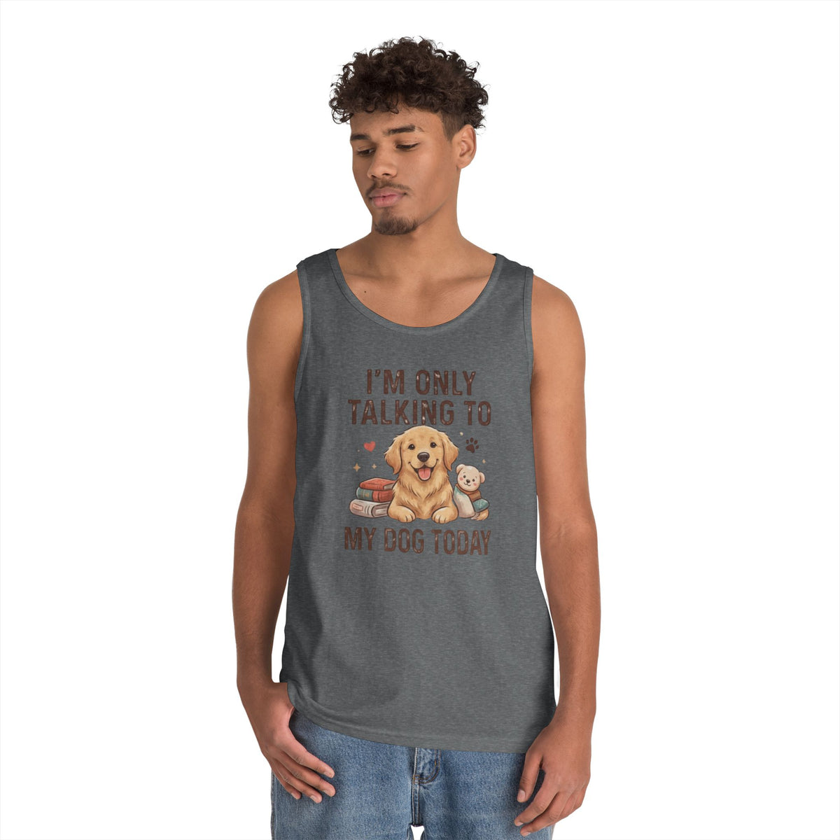 "I'm Only Talking To My Dog Today" Tank Top