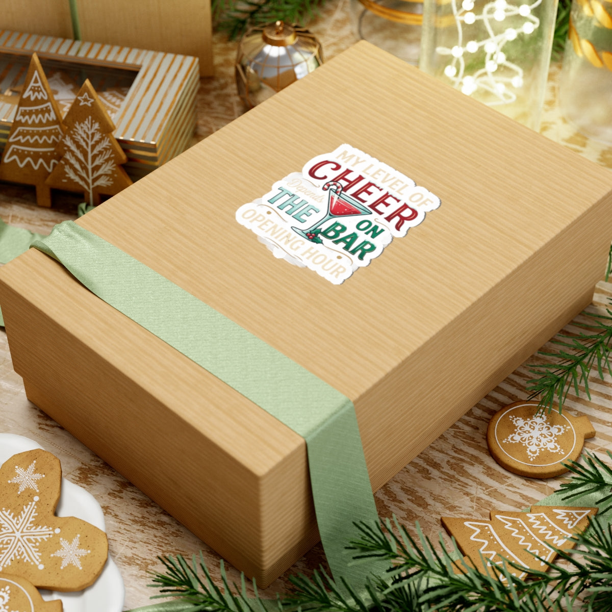 "Christmas Cheer" Sticker — Main