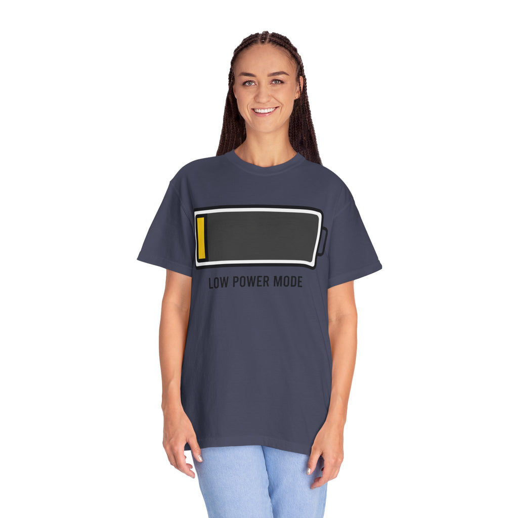 "Low Power Mode" Unisex Garment-Dyed Tee