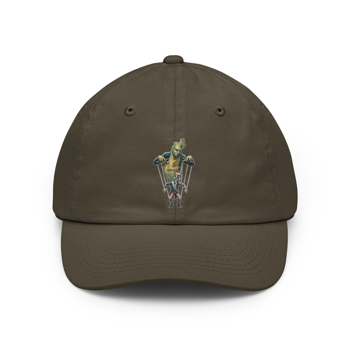 Color: Olive | Strings Attached | Dad Hat — AttitudeShirts