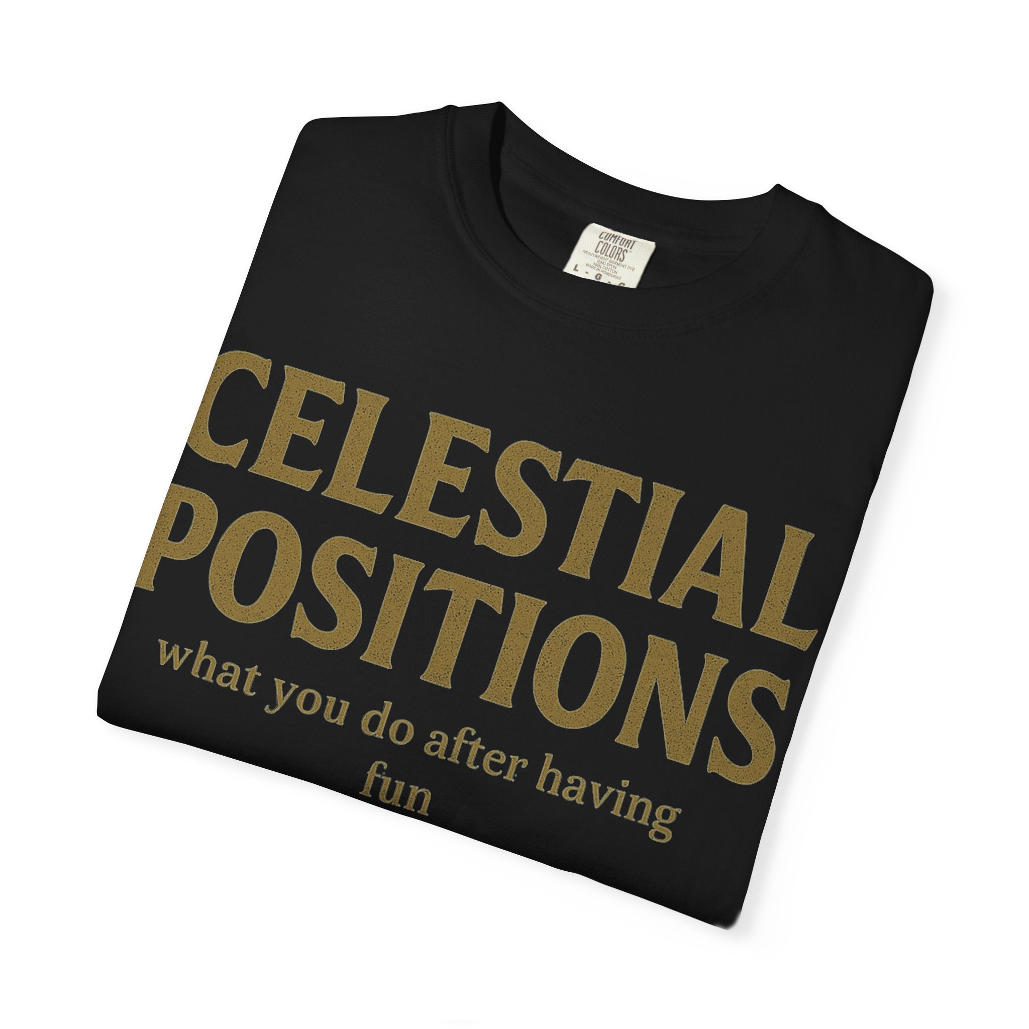 "Celestial Positions" Unisex Garment-Dyed T-shirt
