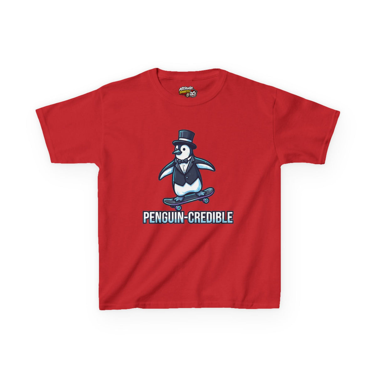 "Penguin Credible" Kids Tee