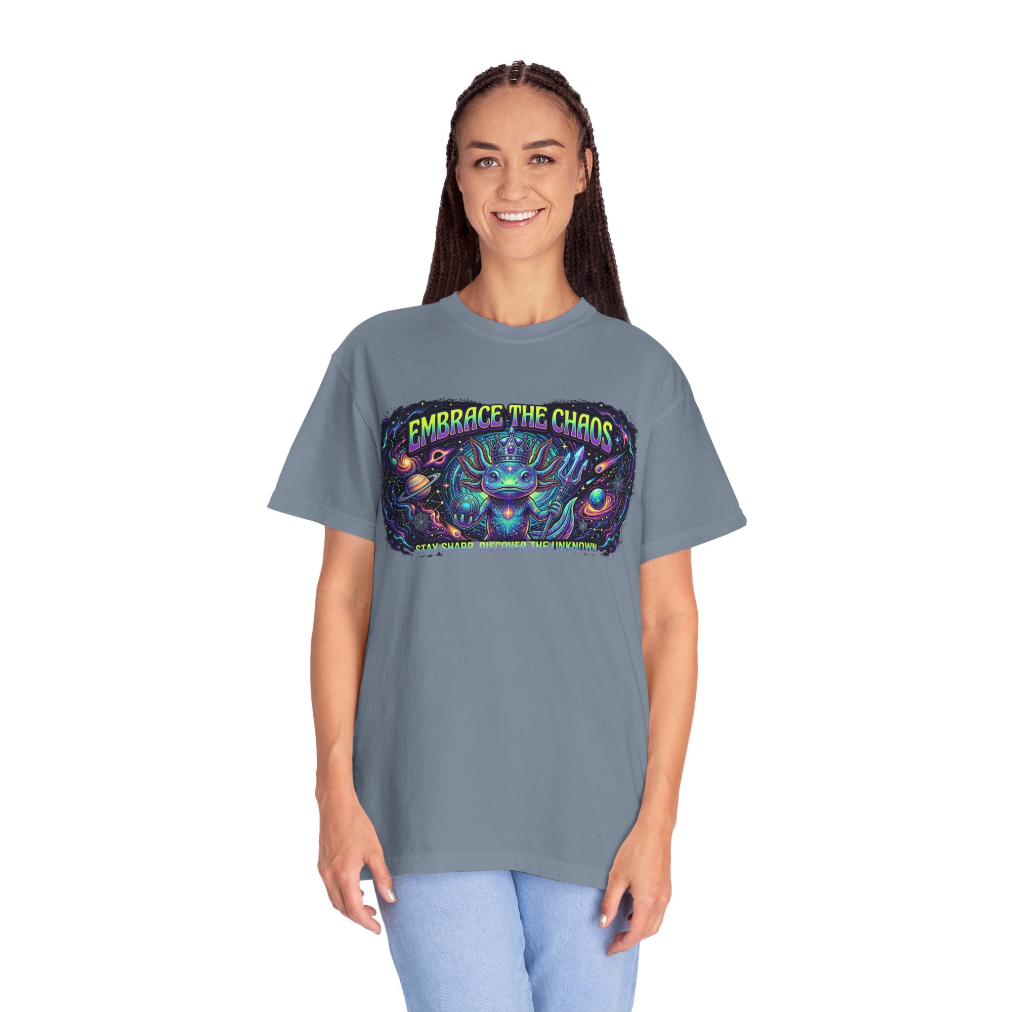 "Embrace the Chaos" Unisex Garment-Dyed Tee