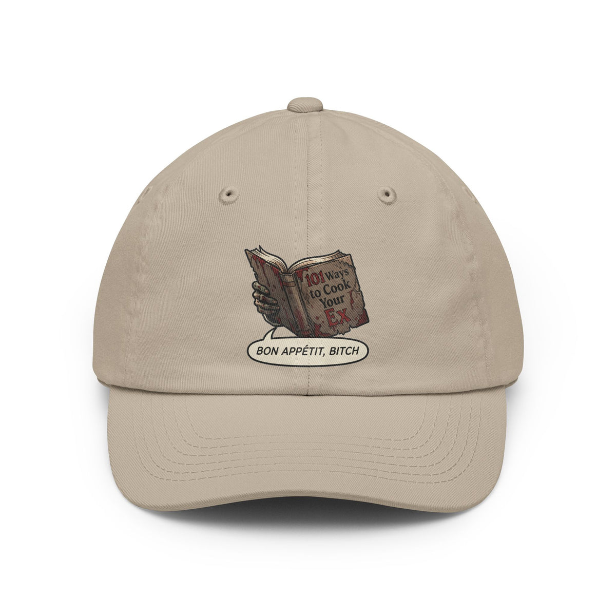 Color: Stone | Bon Appetit Bitch Dad Hat — Graphic