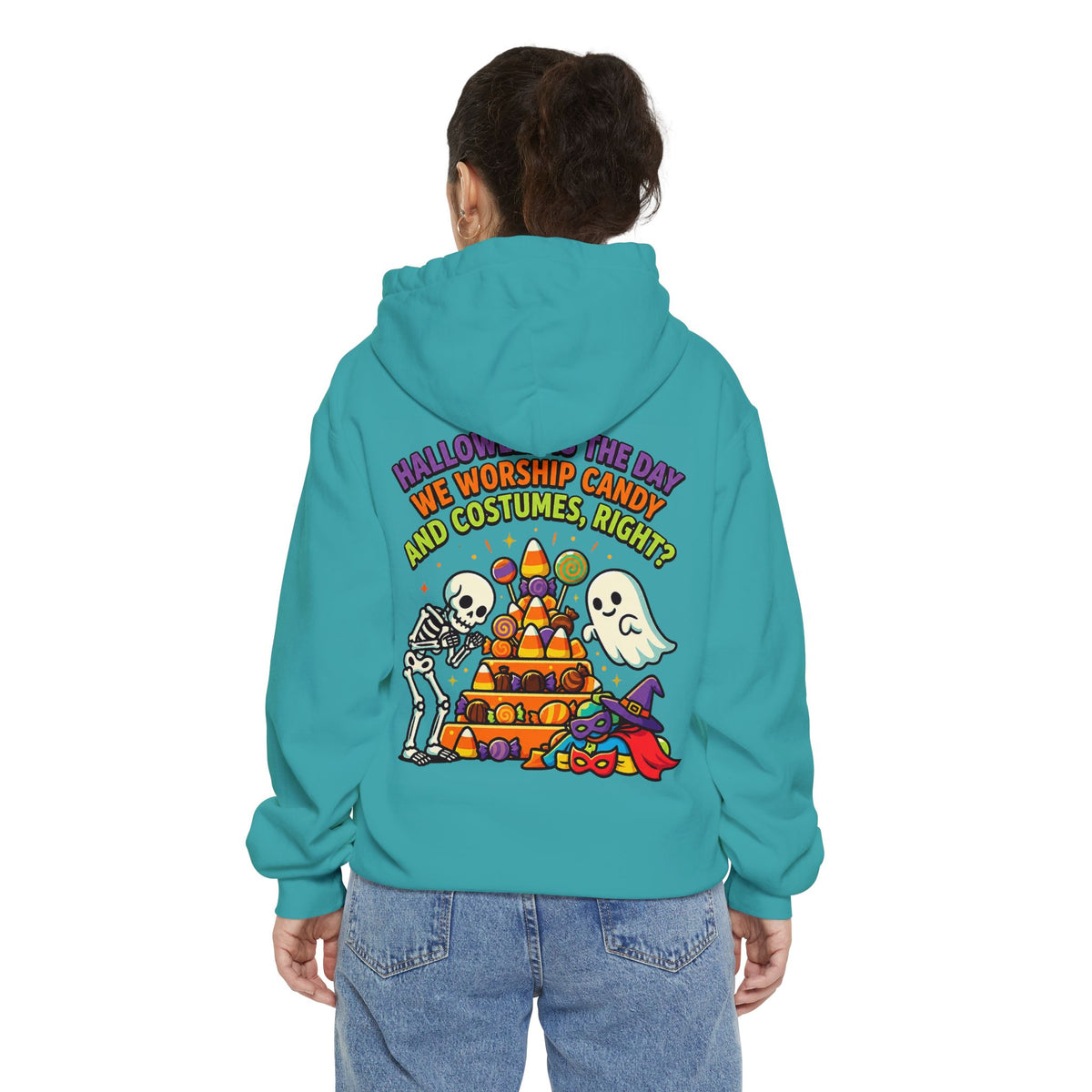 Color: Seafoam | Worship Candy Garment-Dyed Hoodie