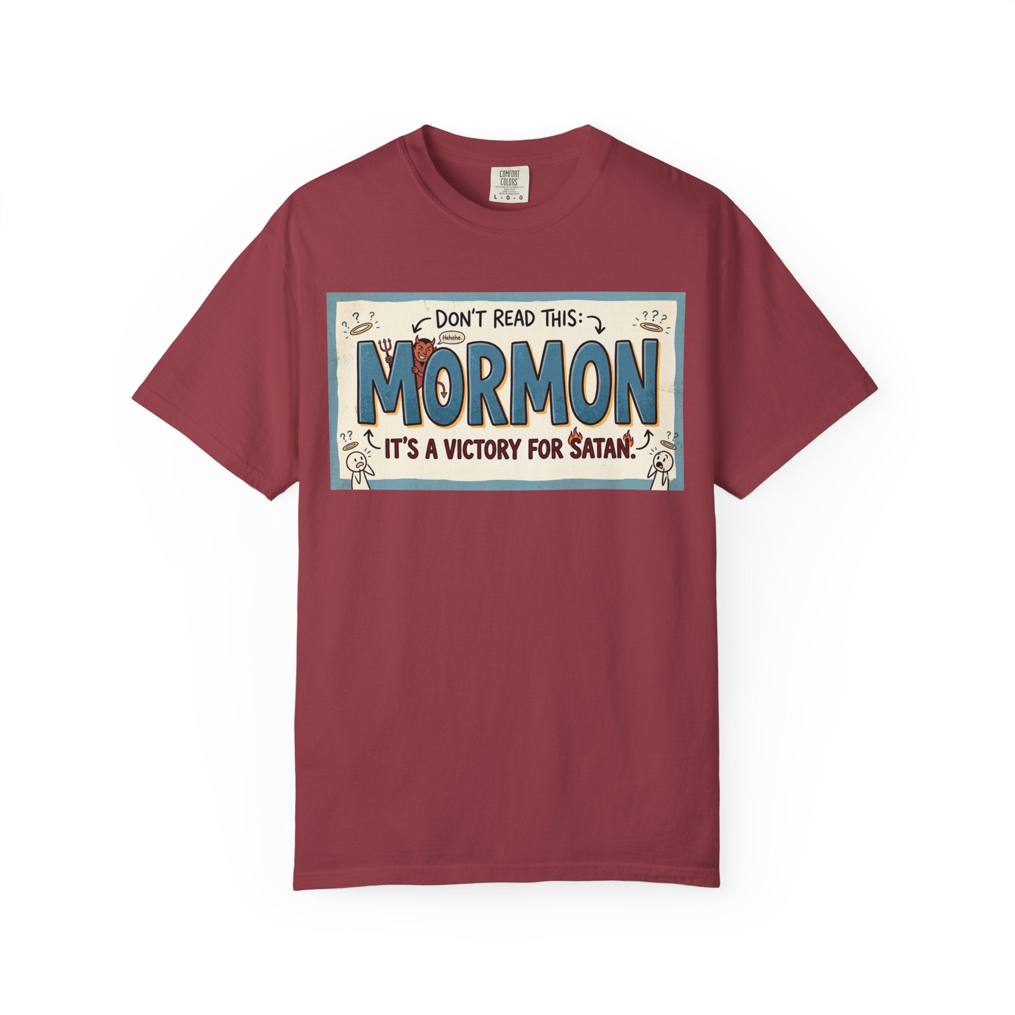 Devil's Dictionary: Mormon Edition | Garment-Dyed Tee — AttitudeShirts