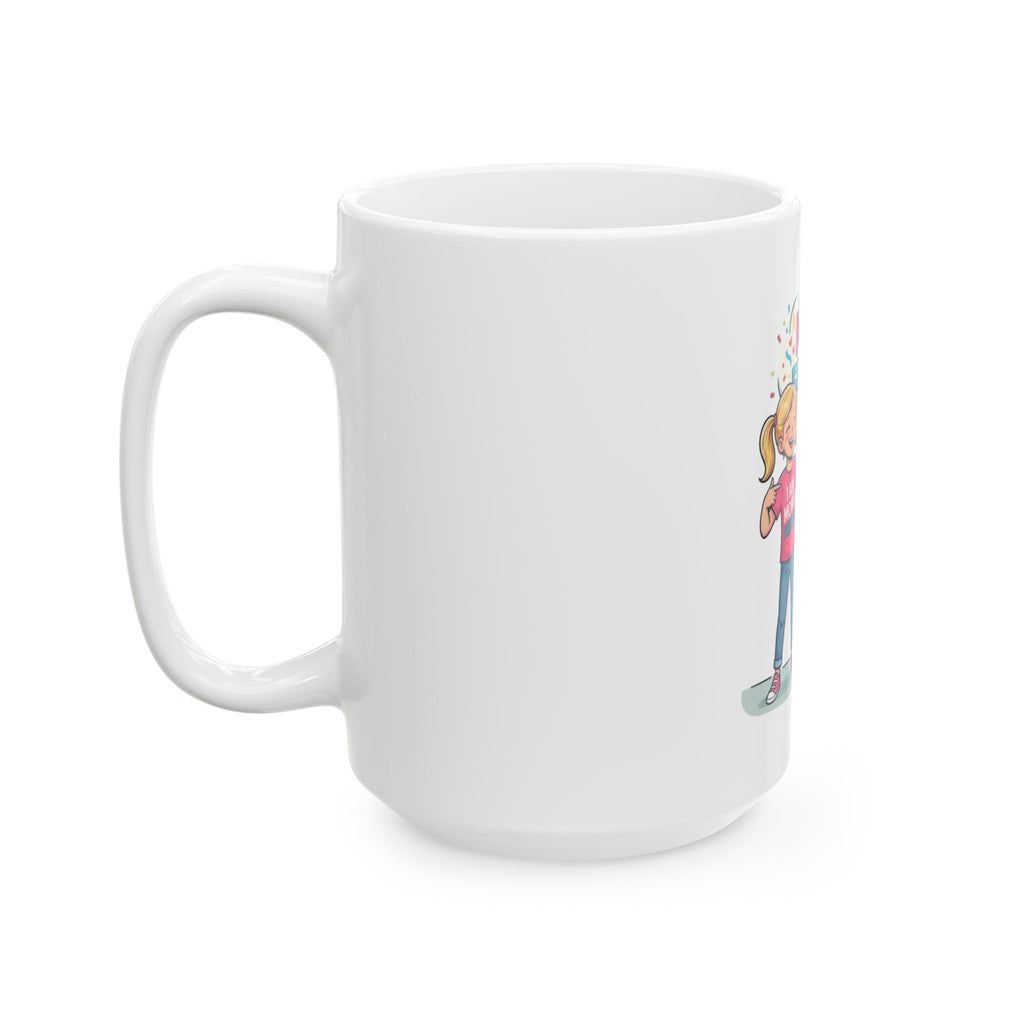 "Mom's Favorite" White Ceramic Mug