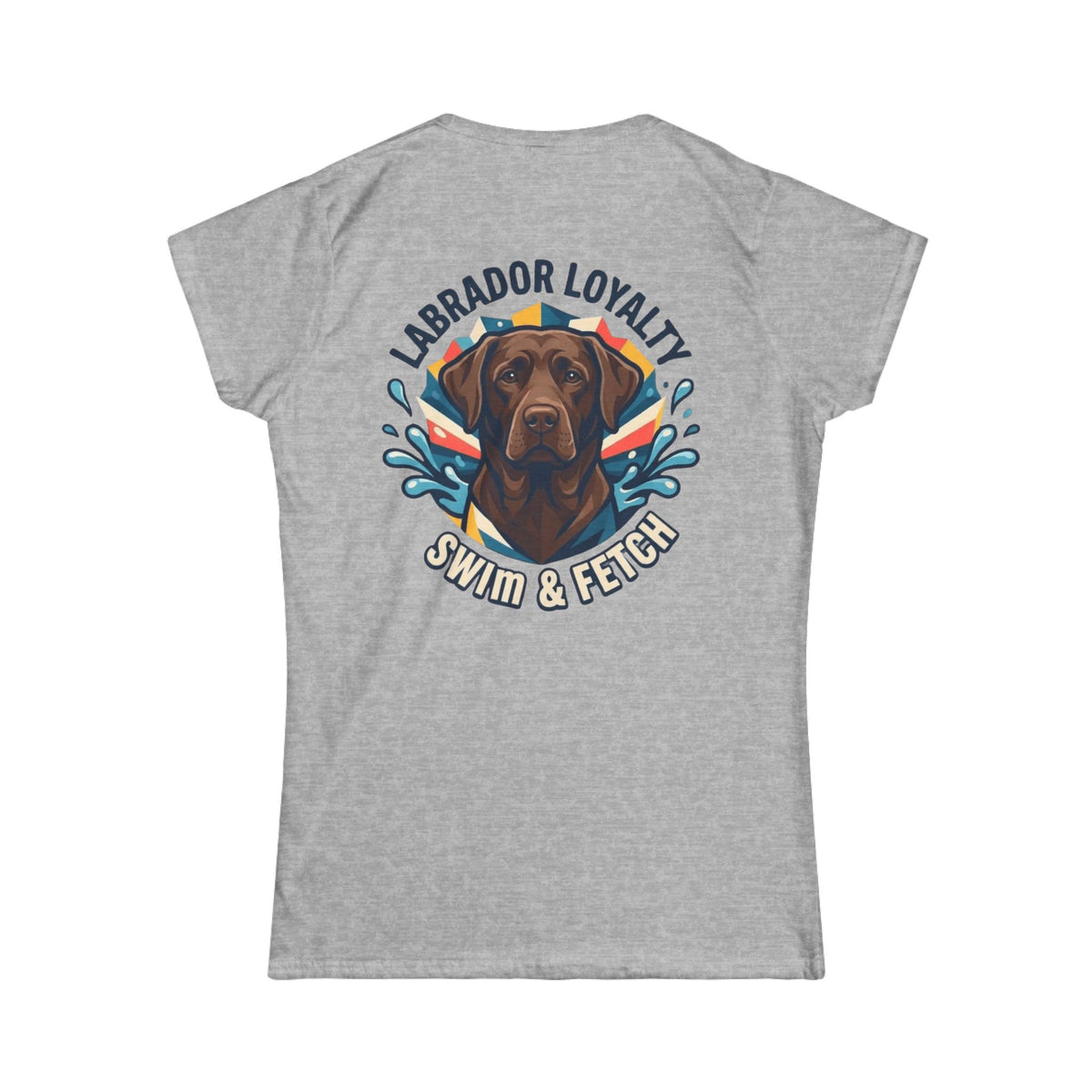 Color: Sport Grey | Labrador Loyalty Swim Fetch Women's Tee