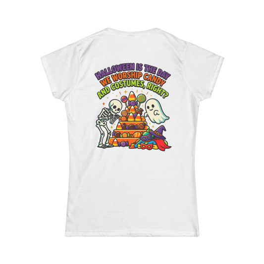 Color: White | Worship Candy Women's Tee