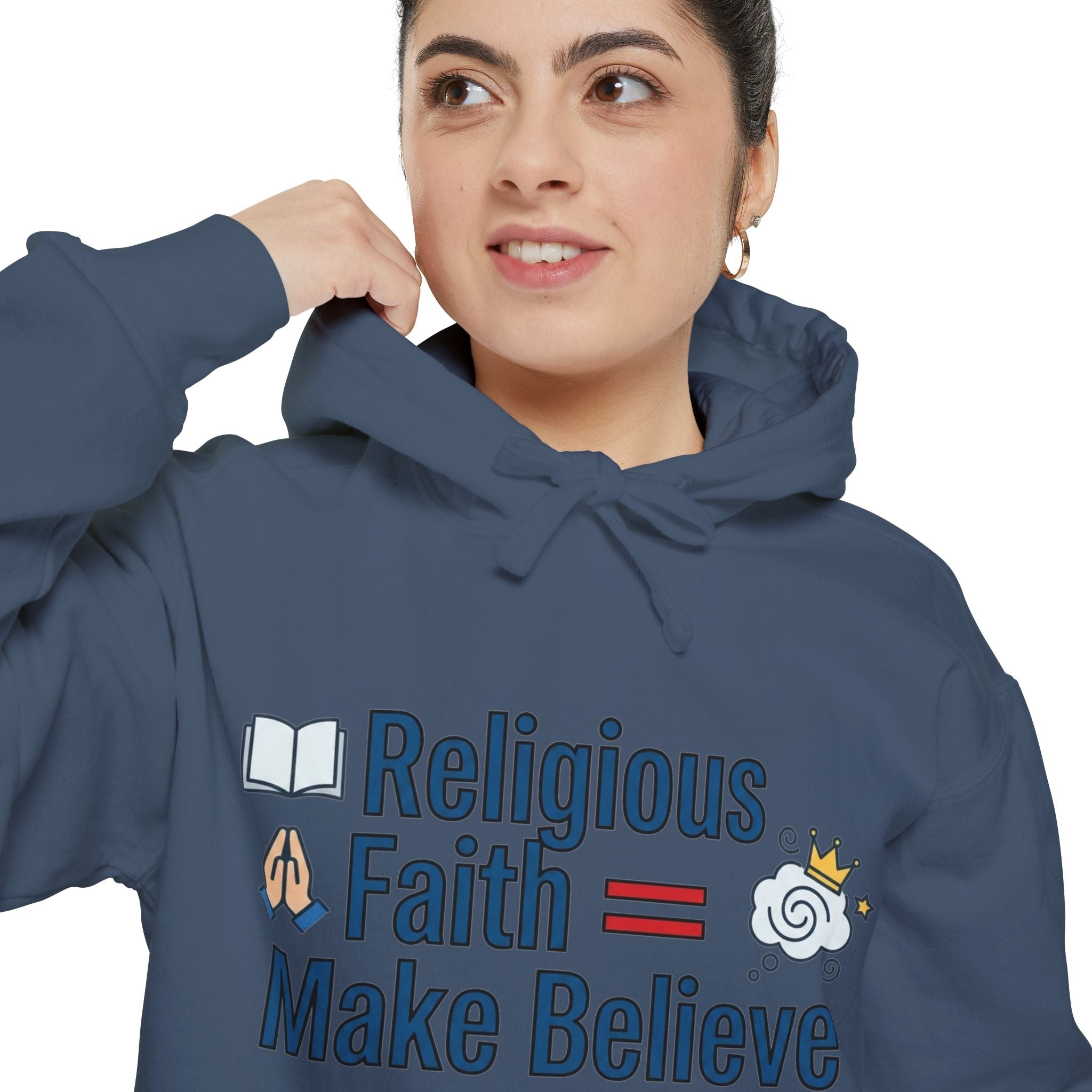 Make Believe Club Member | Garment-Dyed Hoodie — AttitudeShirts