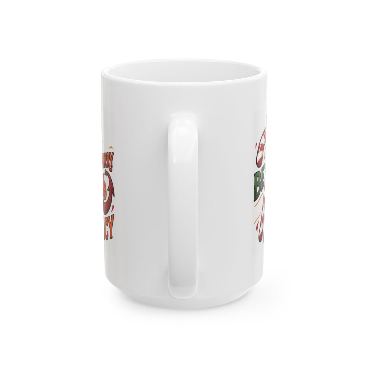"May Your Days Be Merry and Spicy" White Ceramic Mug