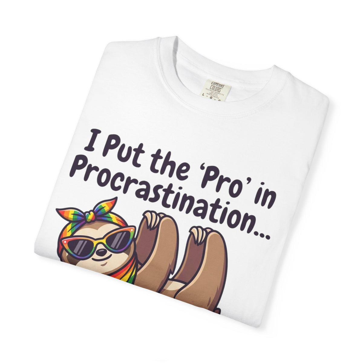Pro in Problematic Flirting Unisex Garment-Dyed Tee
