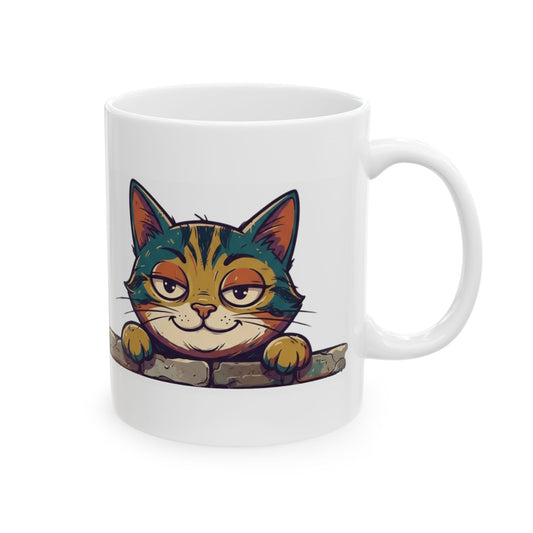 "I Didn't Do It" White Ceramic Mug — Graphic