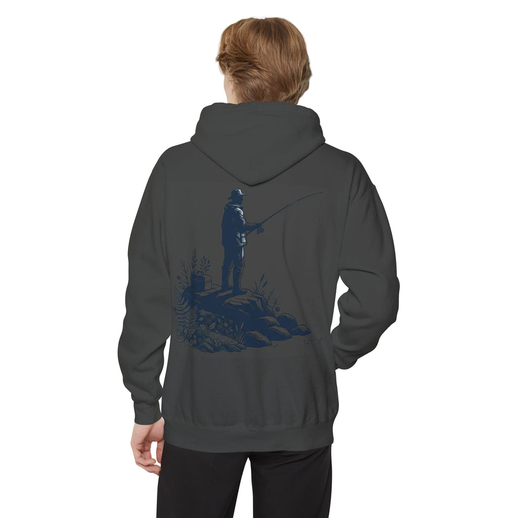 "Fishing" Garment-Dyed Hoodie