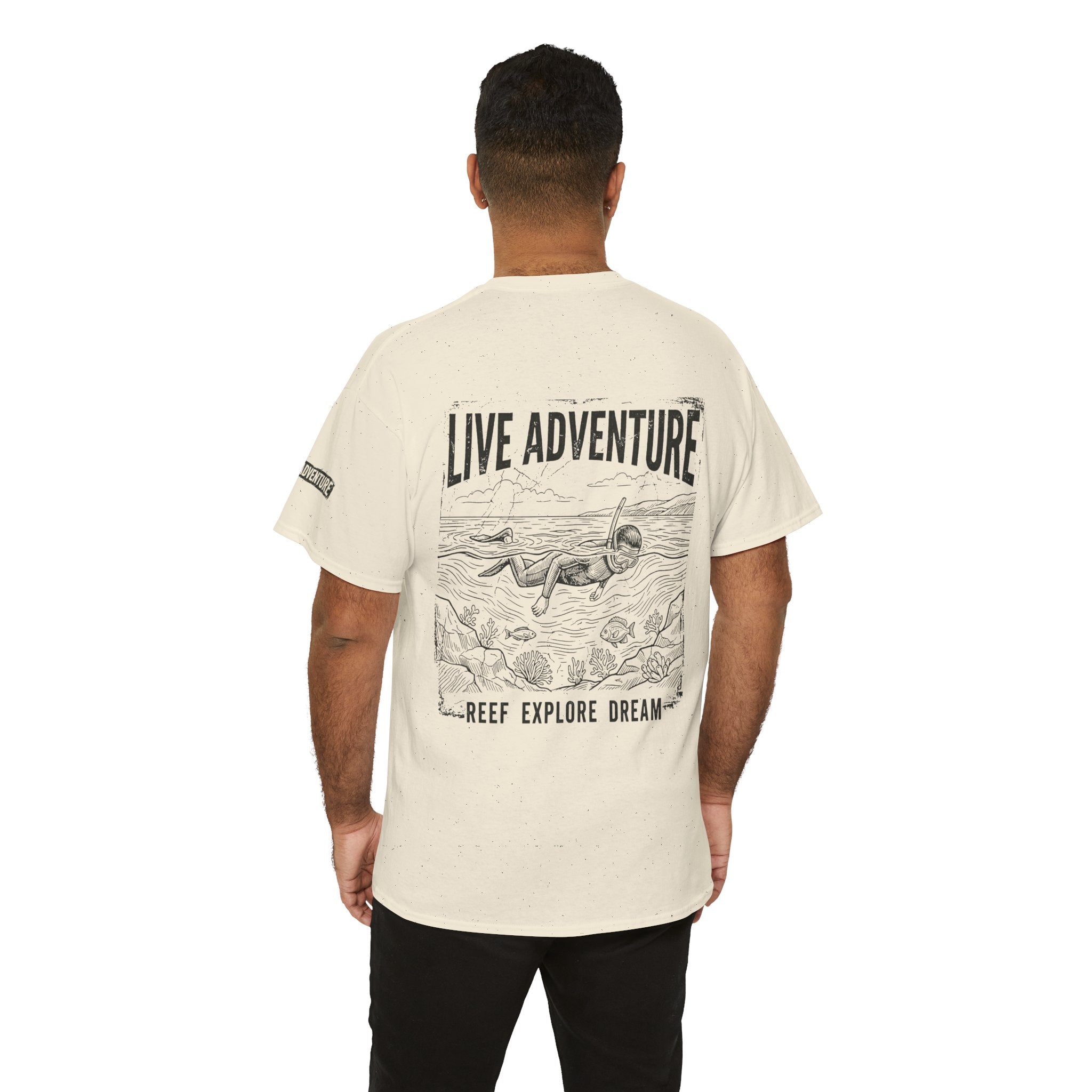 "Live Adventure Surfing" Premium Graphic Tee