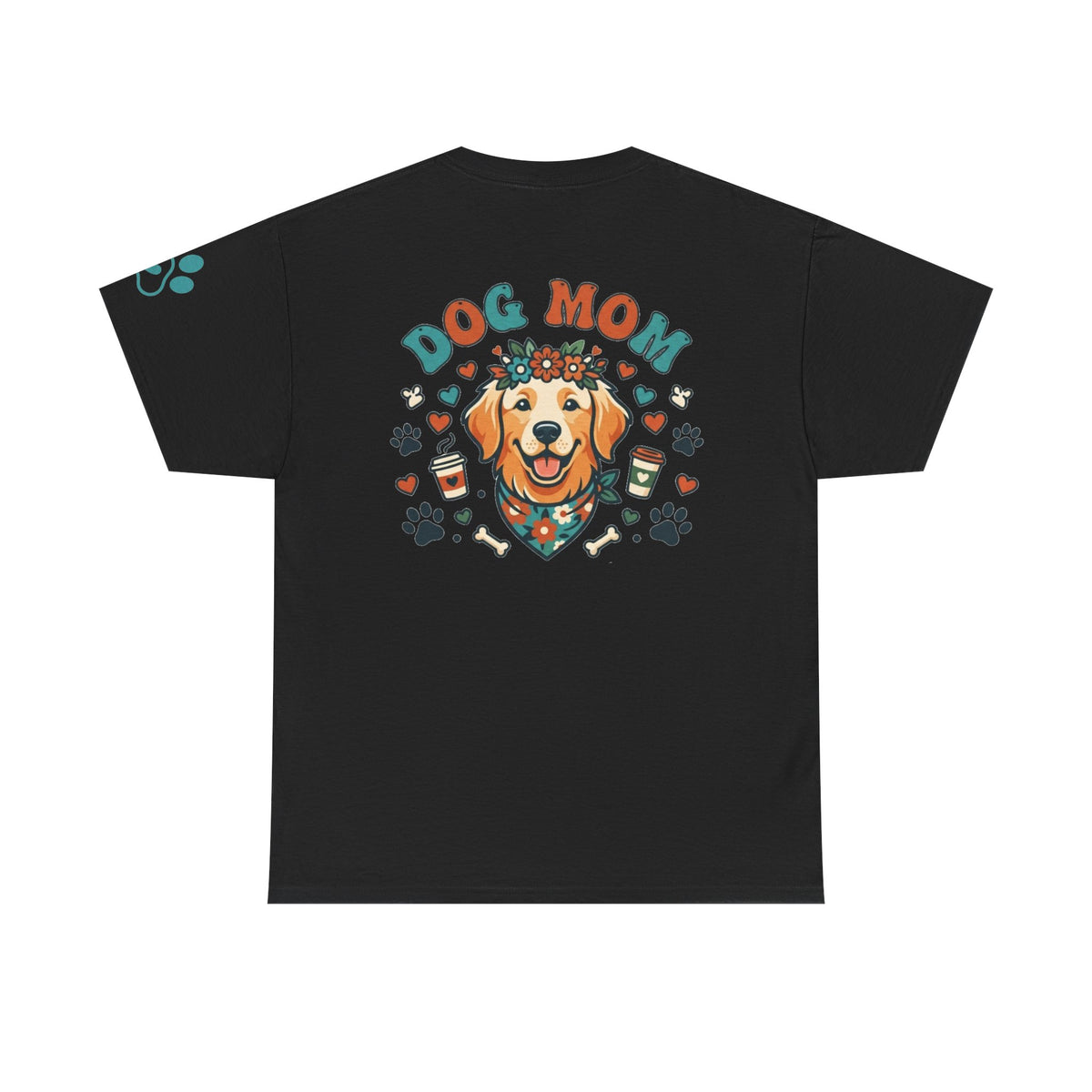 Color: Black | Dog Mom Premium Graphic Tee