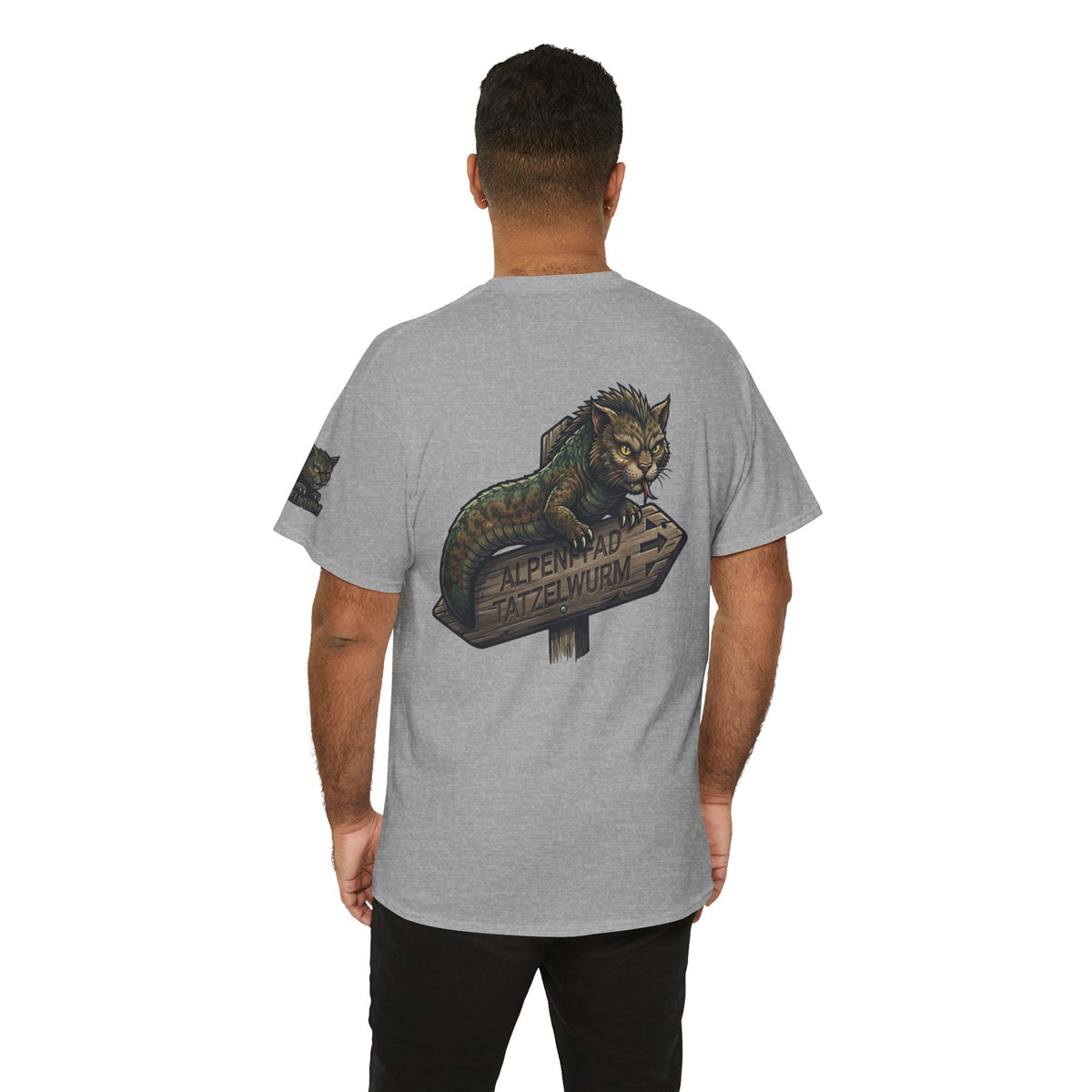 Color: Sport Grey | Tatzelwurm (Alpine Europe) Premium Graphic Tee