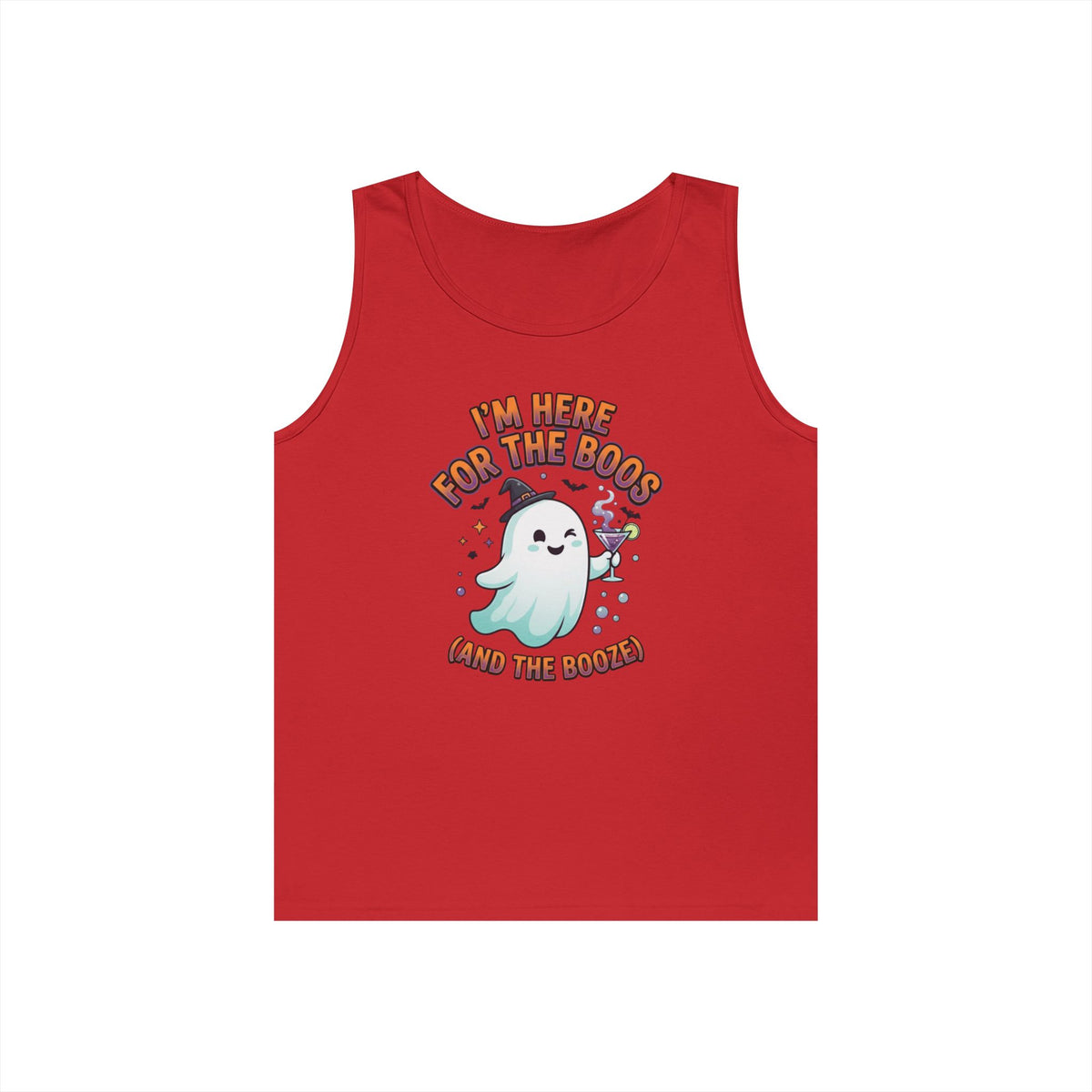 Color: Red | I'm Here For The Boos Tank Top
