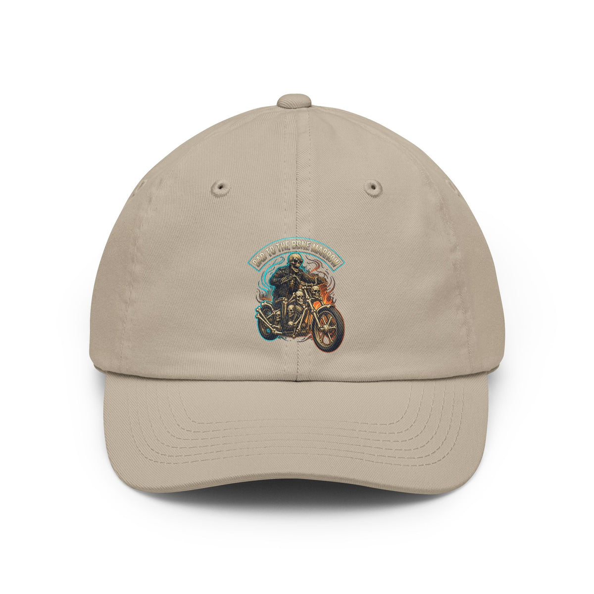 Color: Stone | Bad to the Bone Marrow Dad Hat